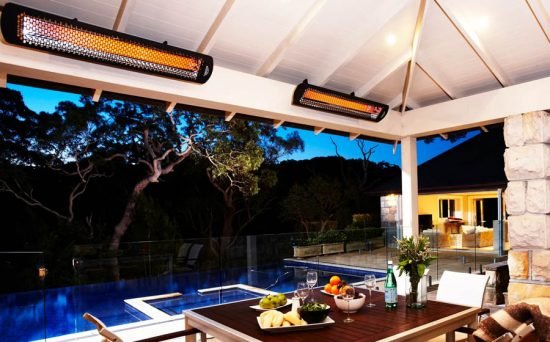 How effective are outdoor infrared heaters for terrace dining